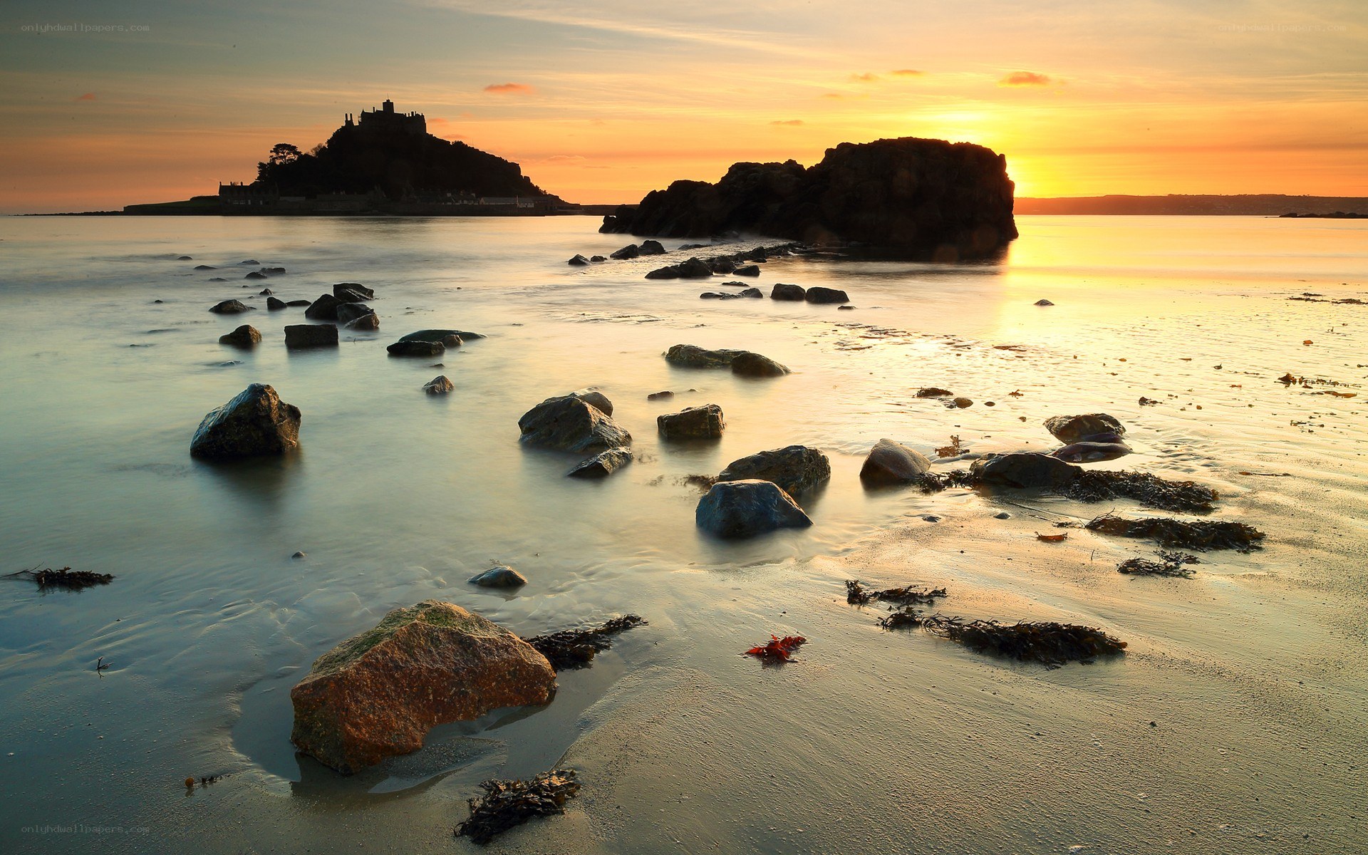 Sunset at St Michael's Mount