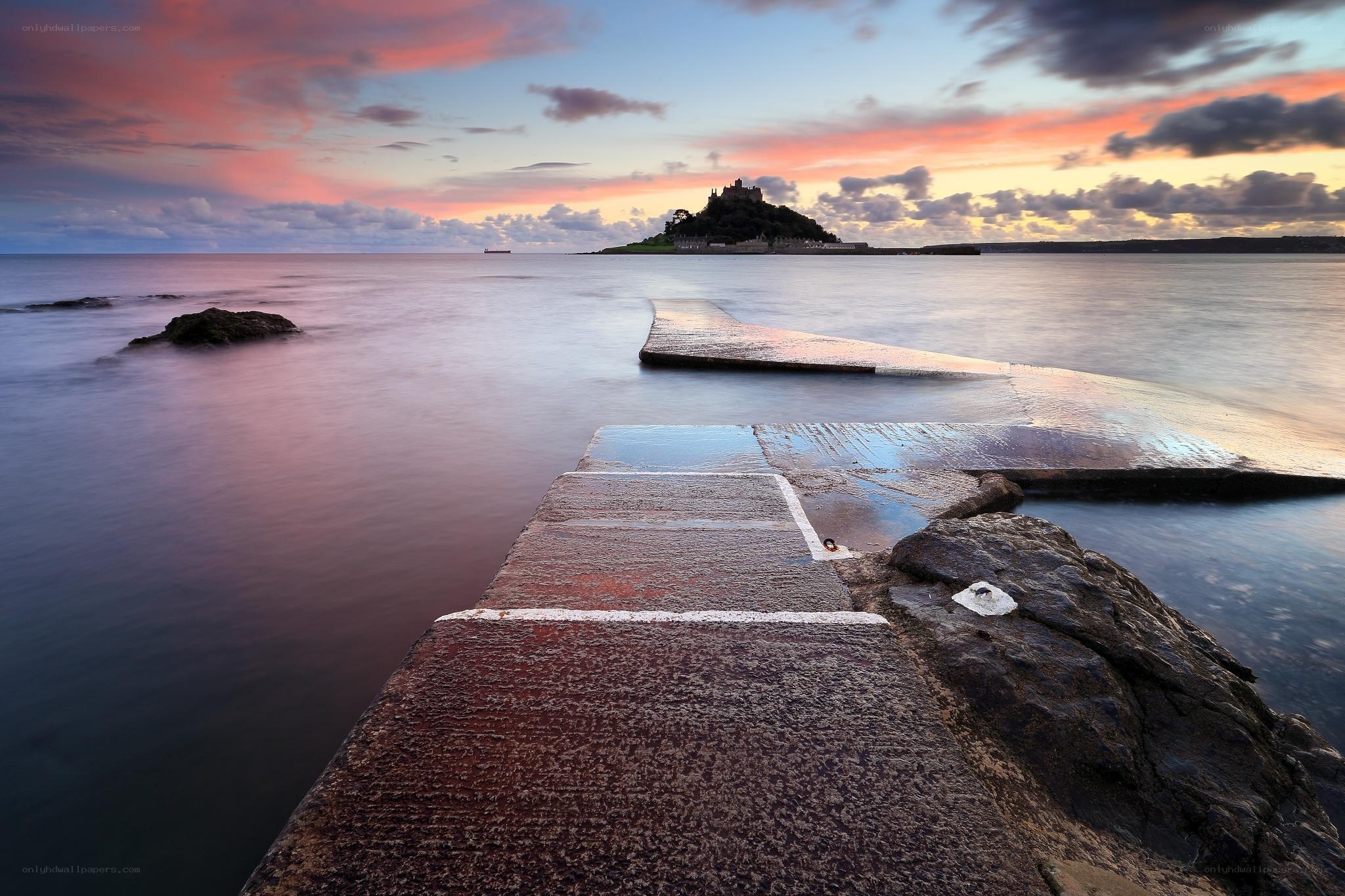 Sunset at St Michael's Mount