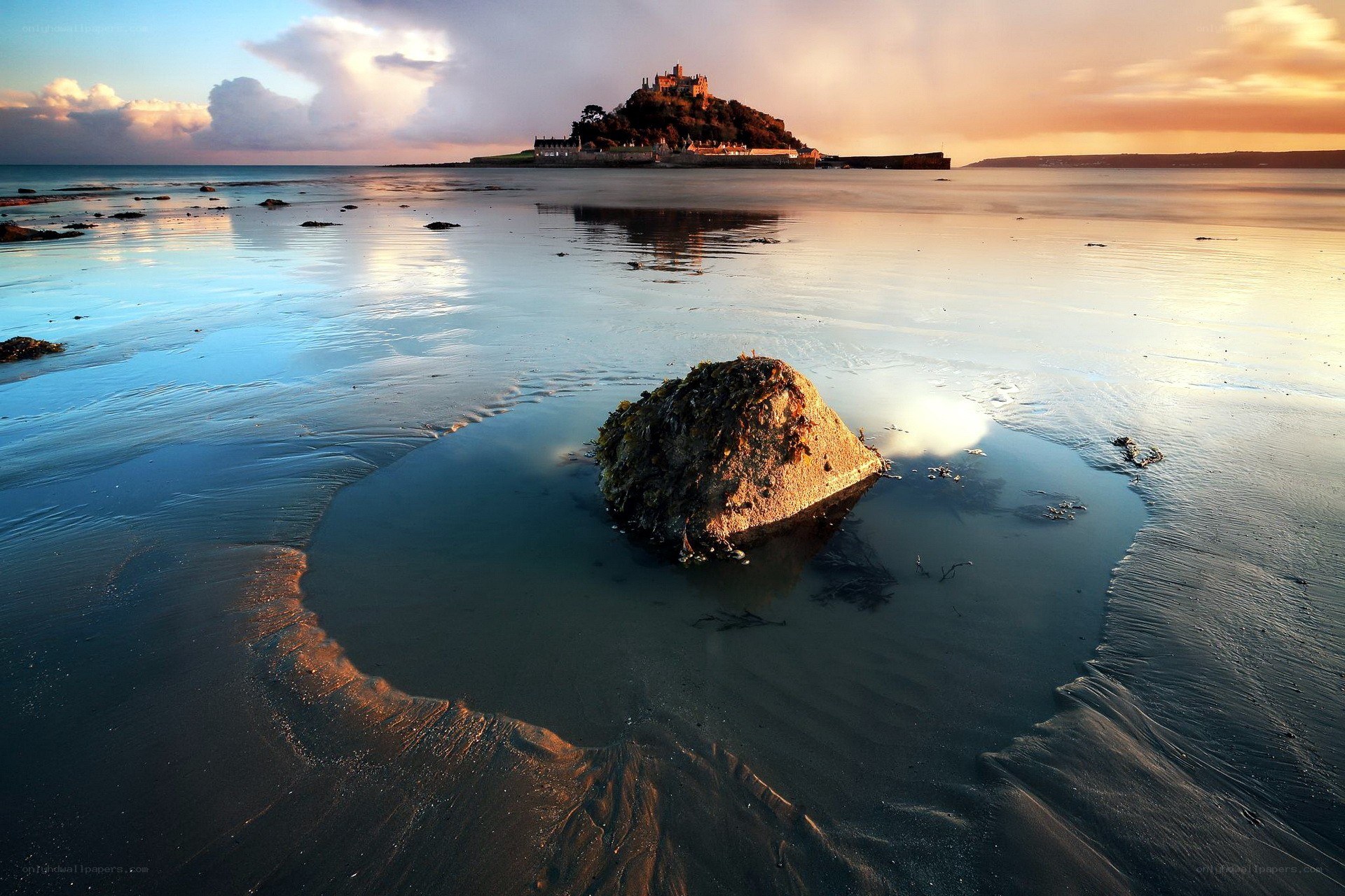 Sunset at St Michael's Mount