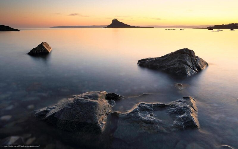 Sunset at St Michael's Mount