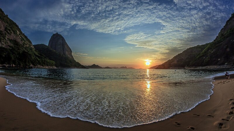 Sunset at Sugarloaf Mountain — Blue