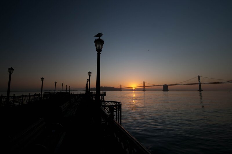 Sunset at the Bay Bridge