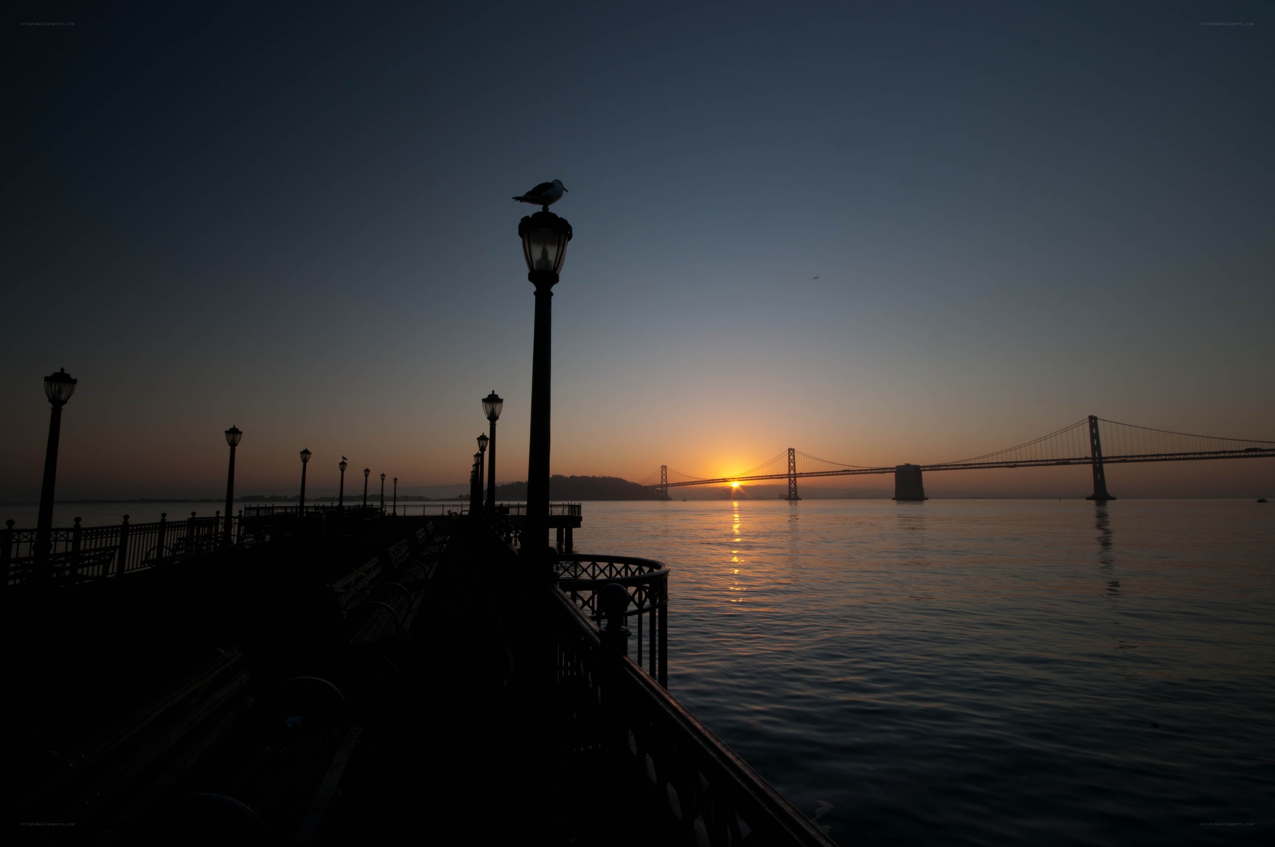 Sunset at the Bay Bridge