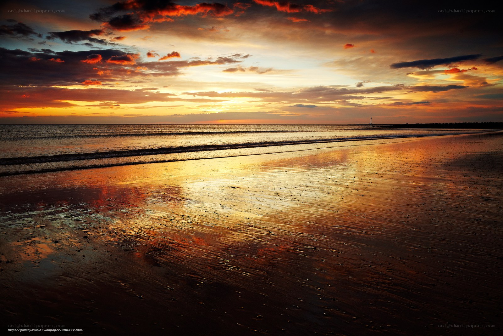 Sunset at the beach