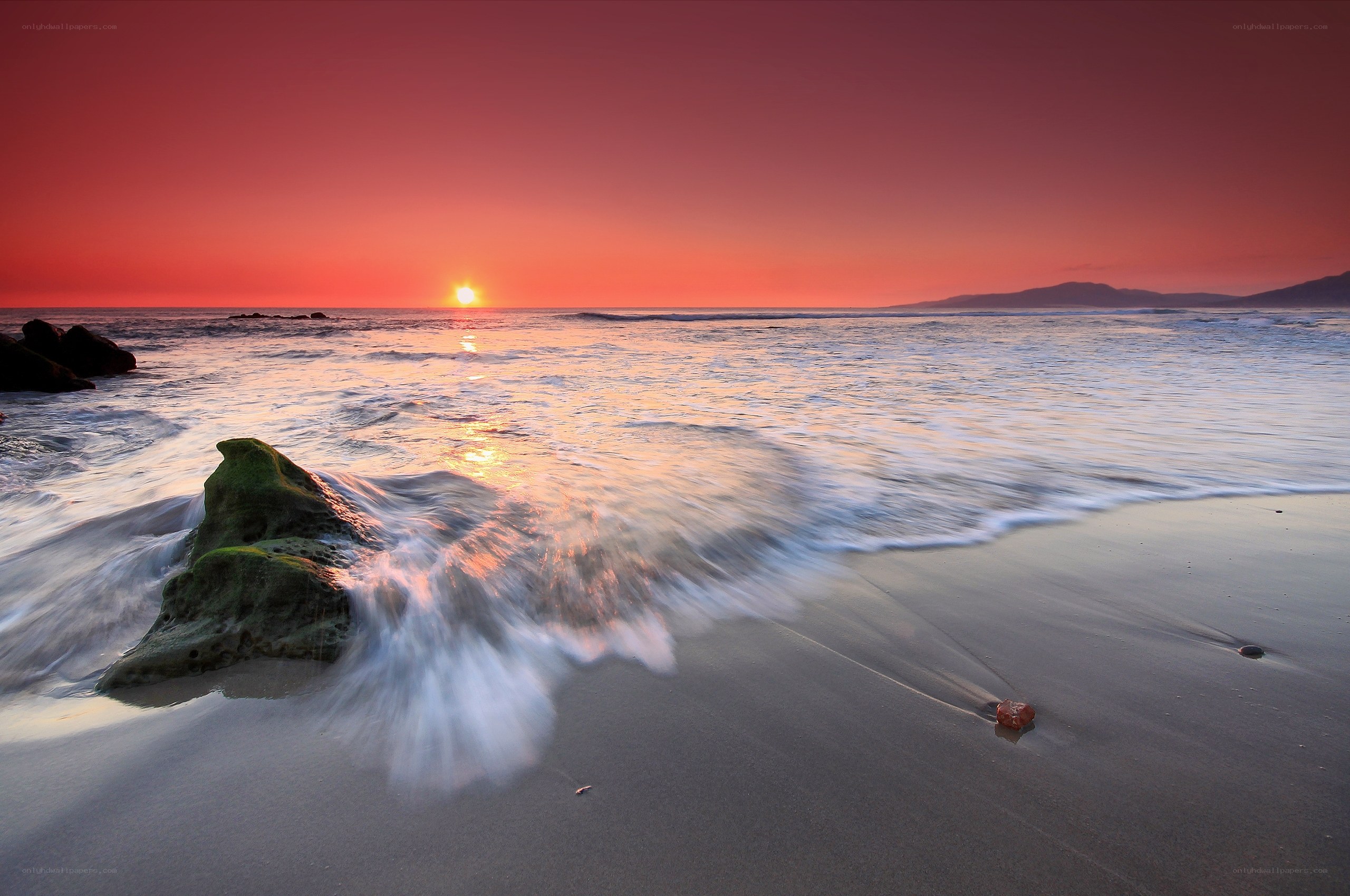 Sunset at the beach
