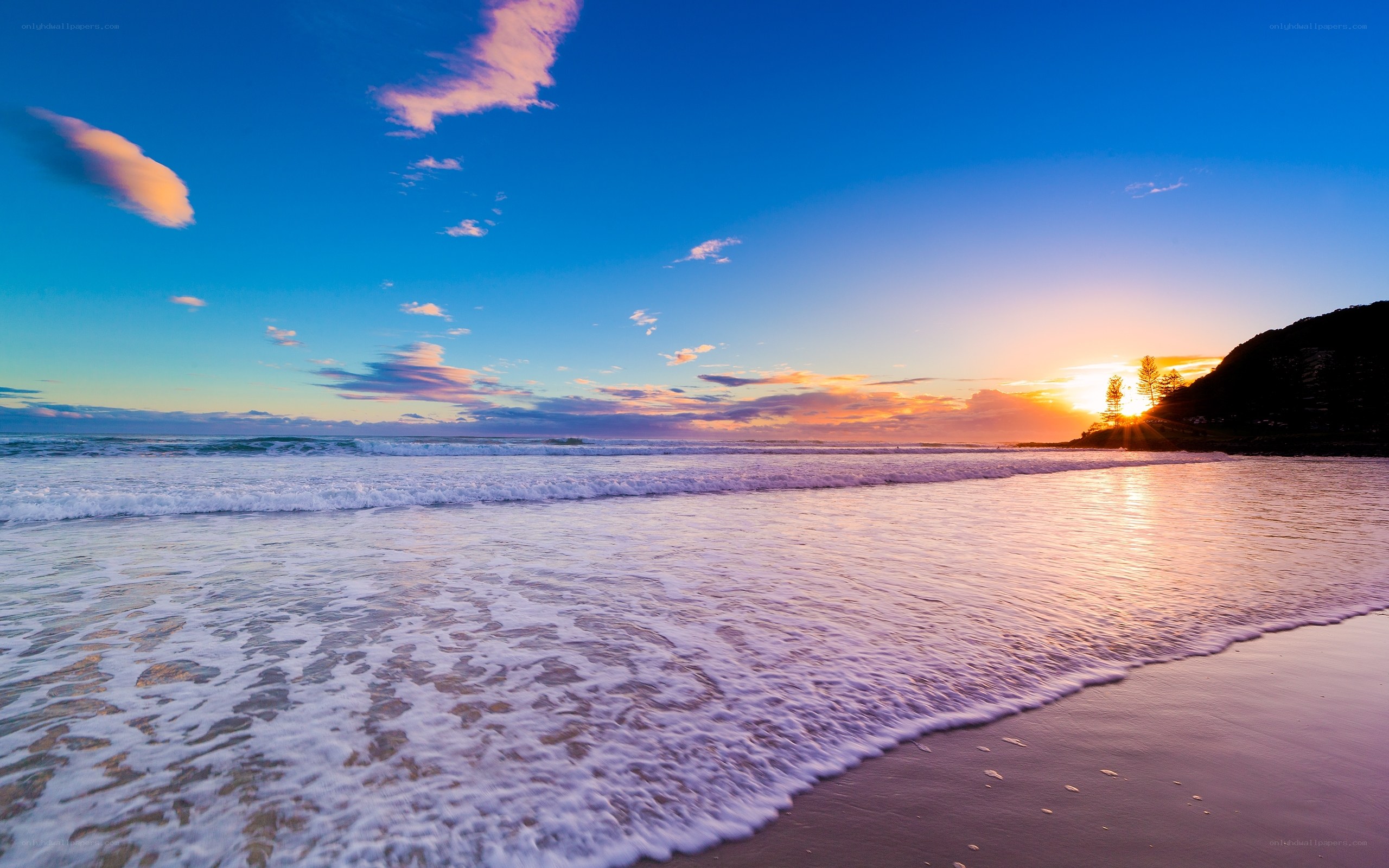 Sunset at the beach