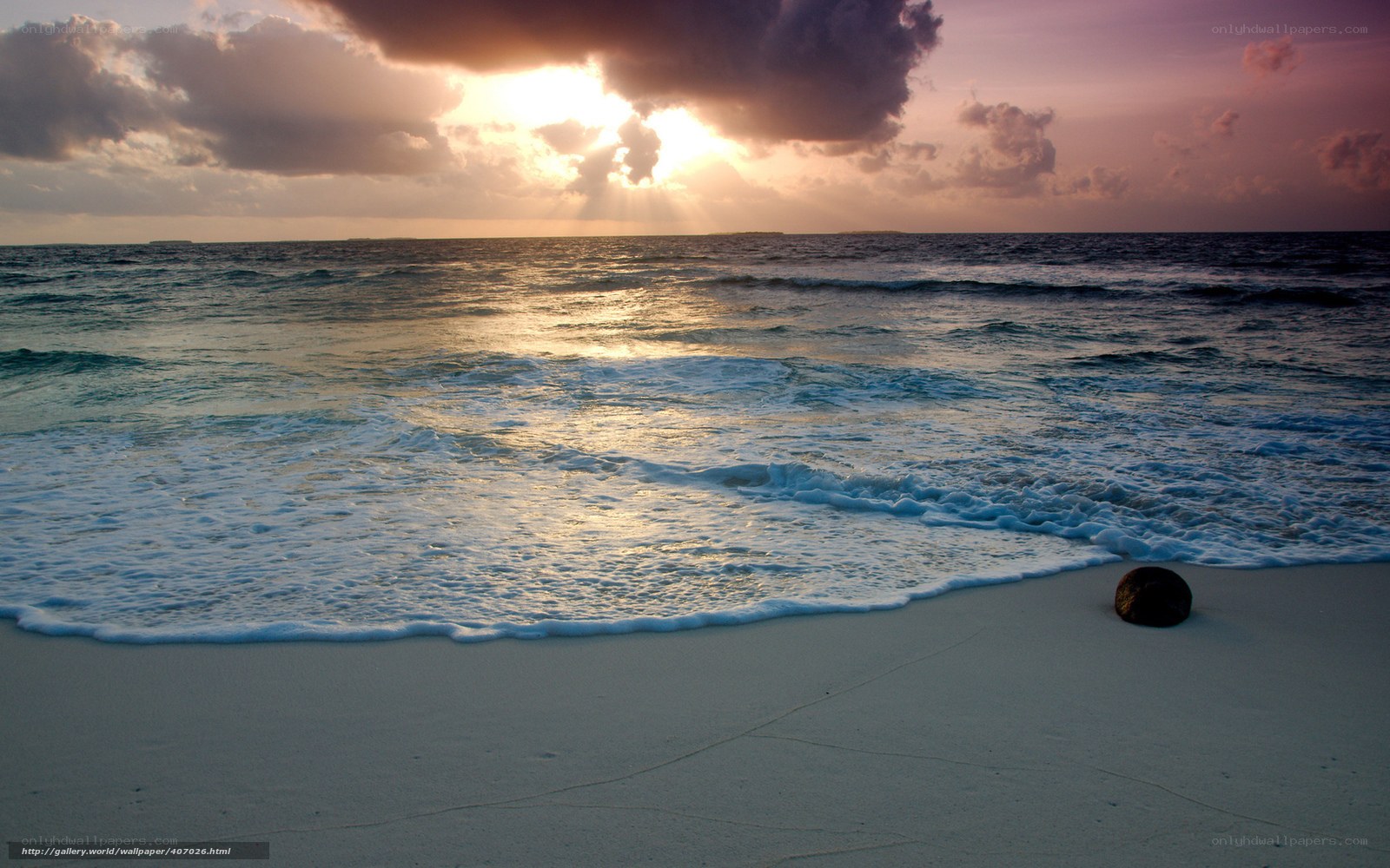sunset at the beach
