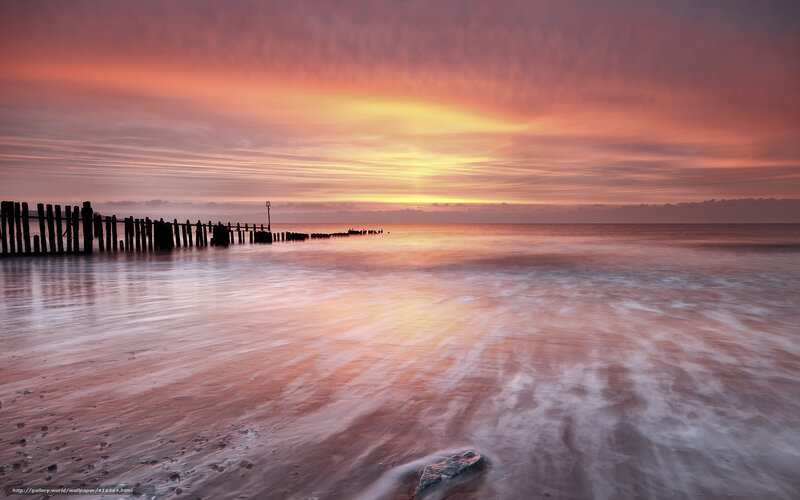 Sunset at the beach