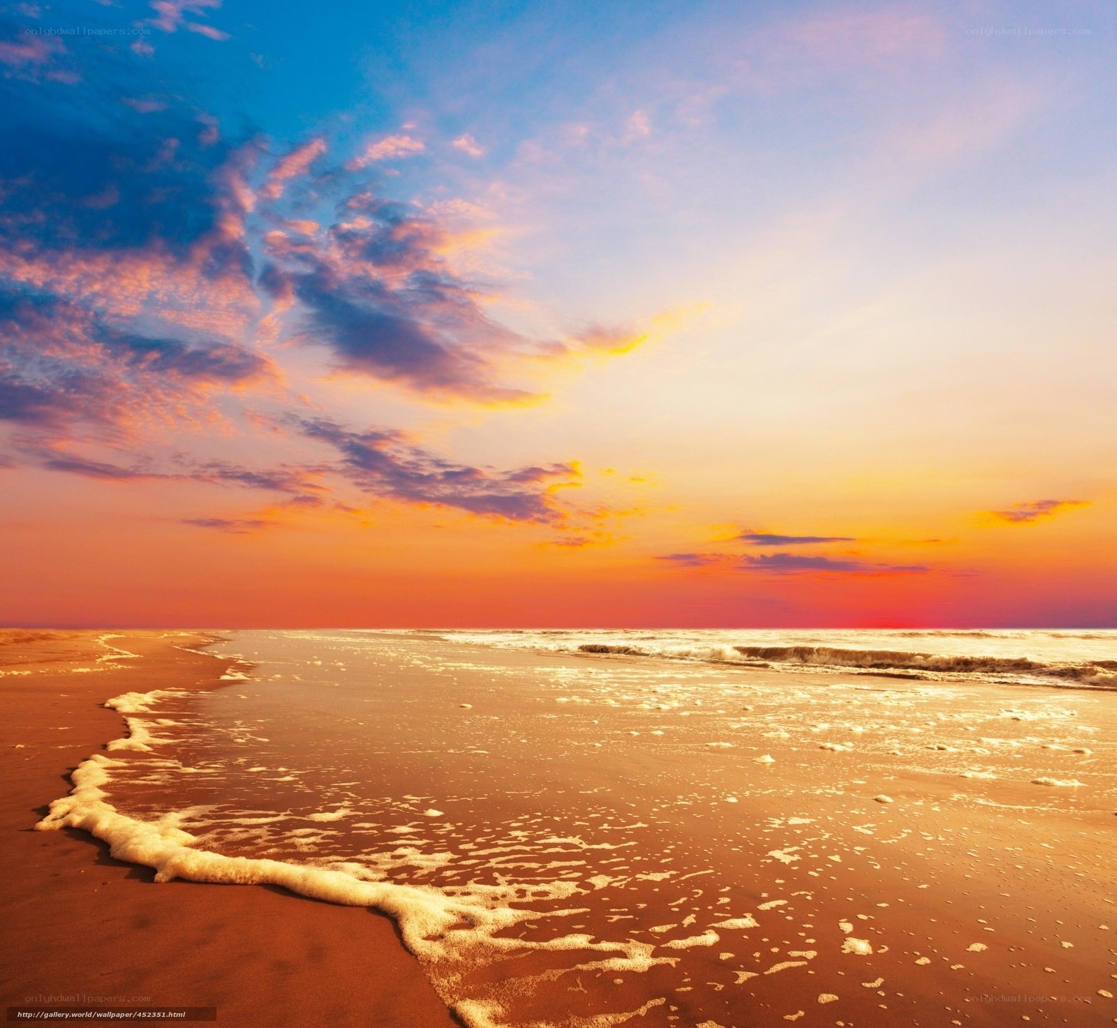 sunset at the beach