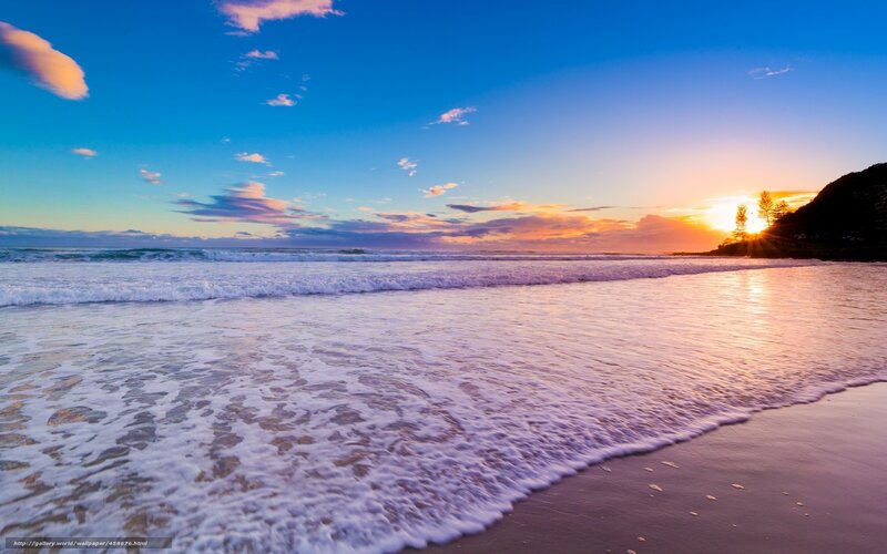 Sunset at the beach