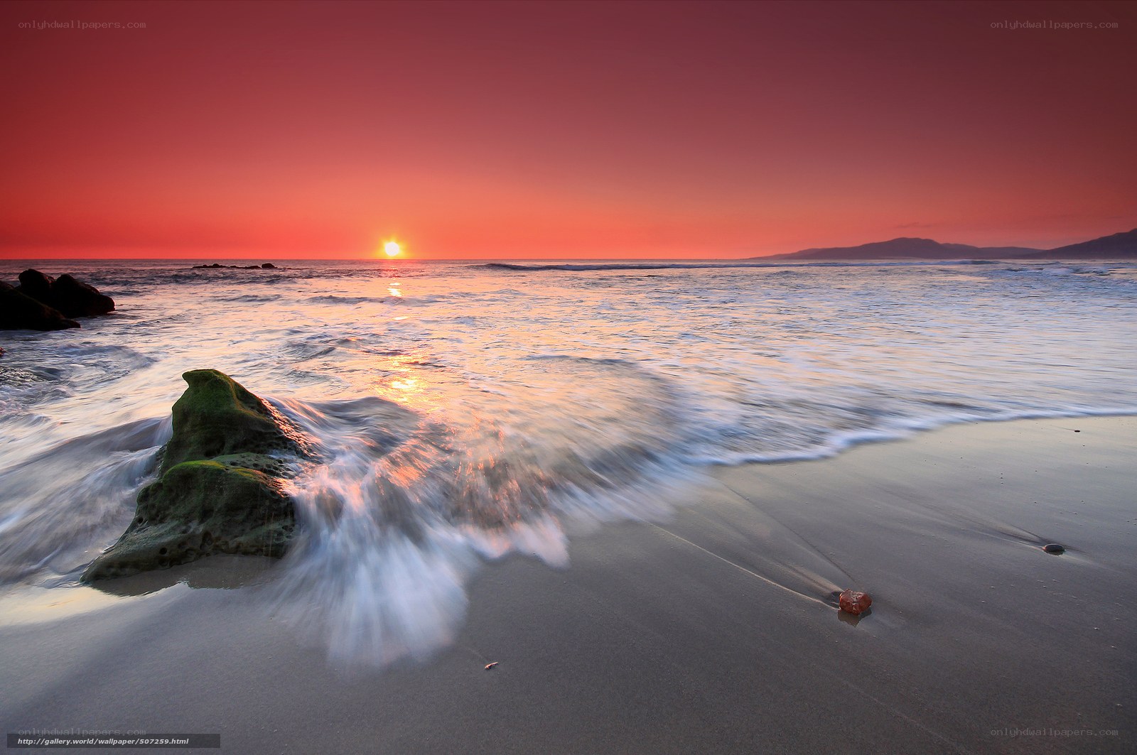 Sunset at the beach