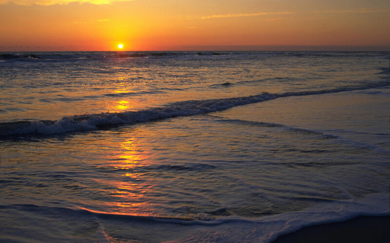 Sunset at the beach