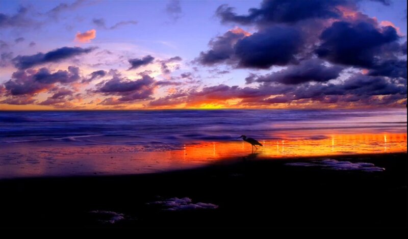 Sunset at the beach