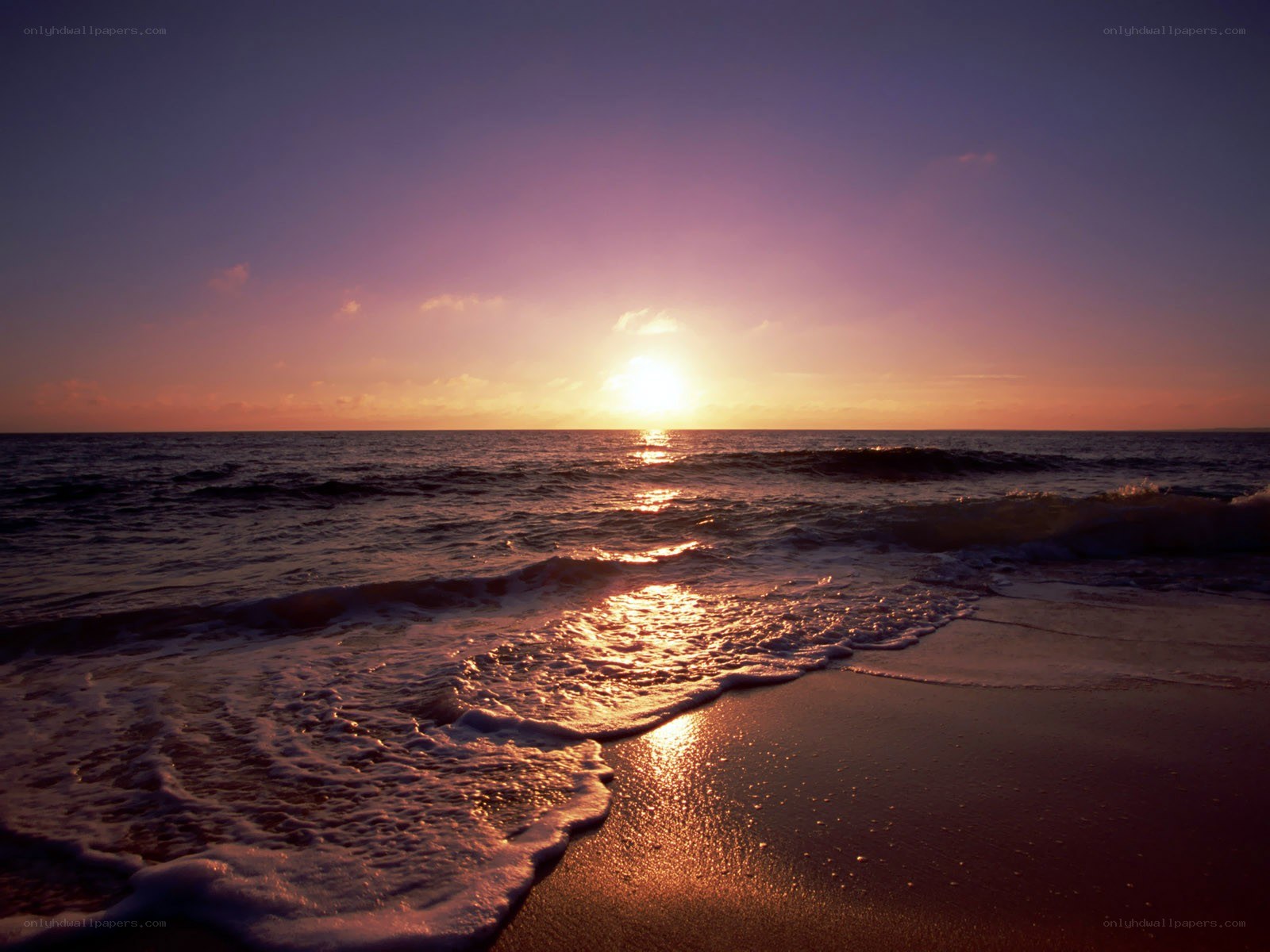 Sunset at the beach