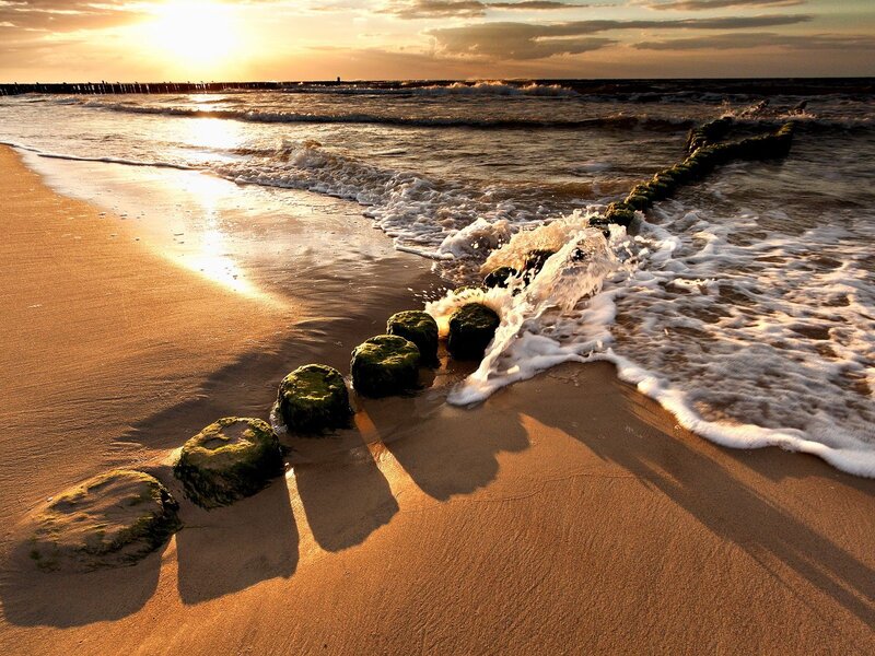 Sunset at the beach