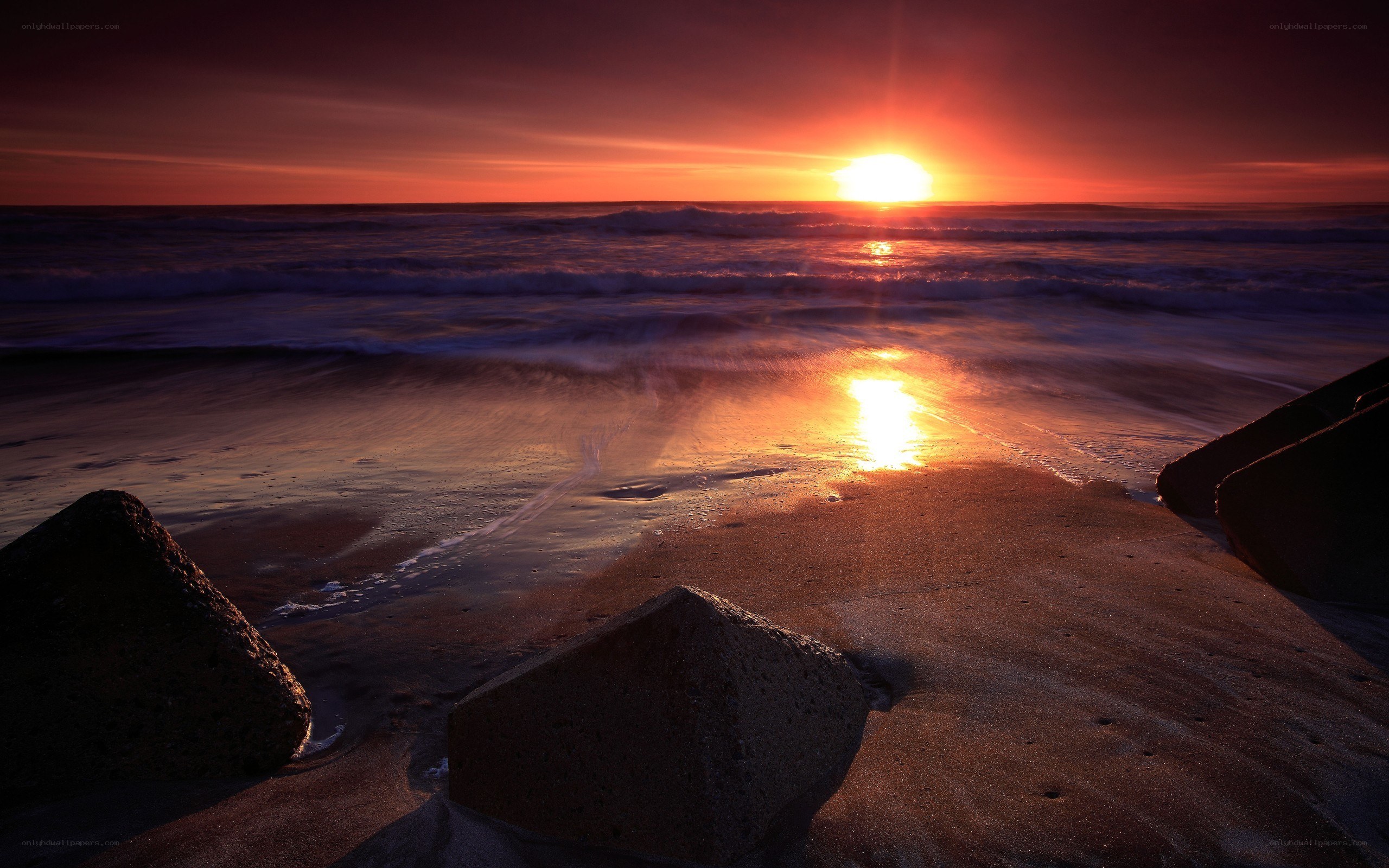 Sunset at the beach