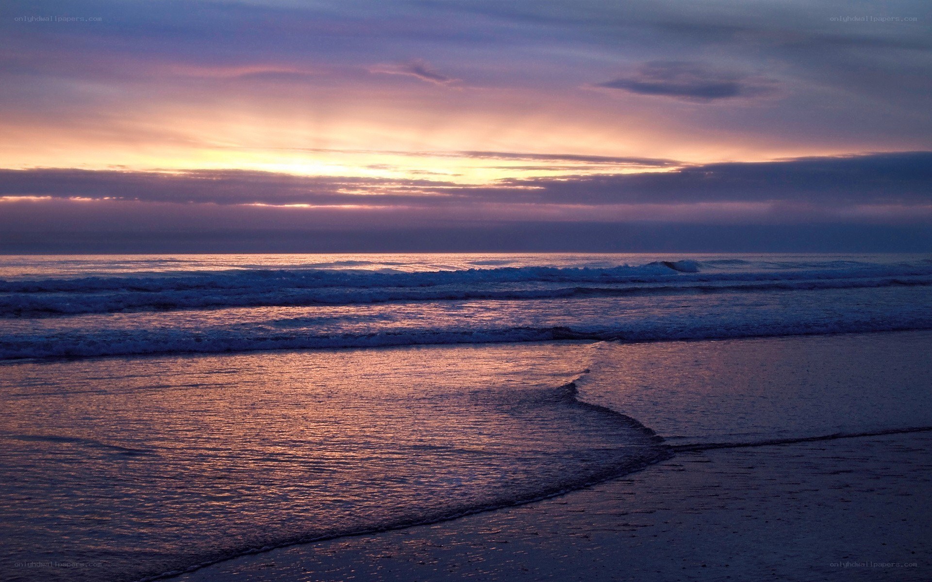 sunset at the beach