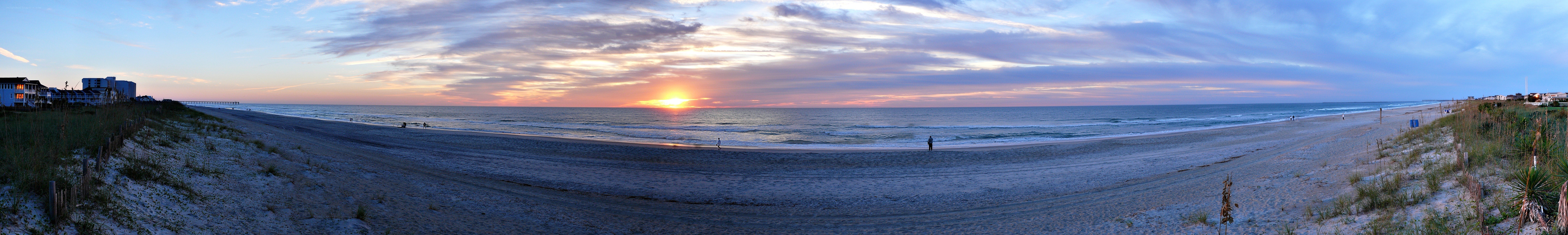 sunset at the beach
