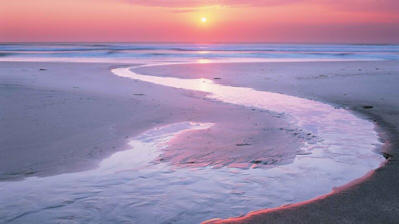 Sunset at the beach