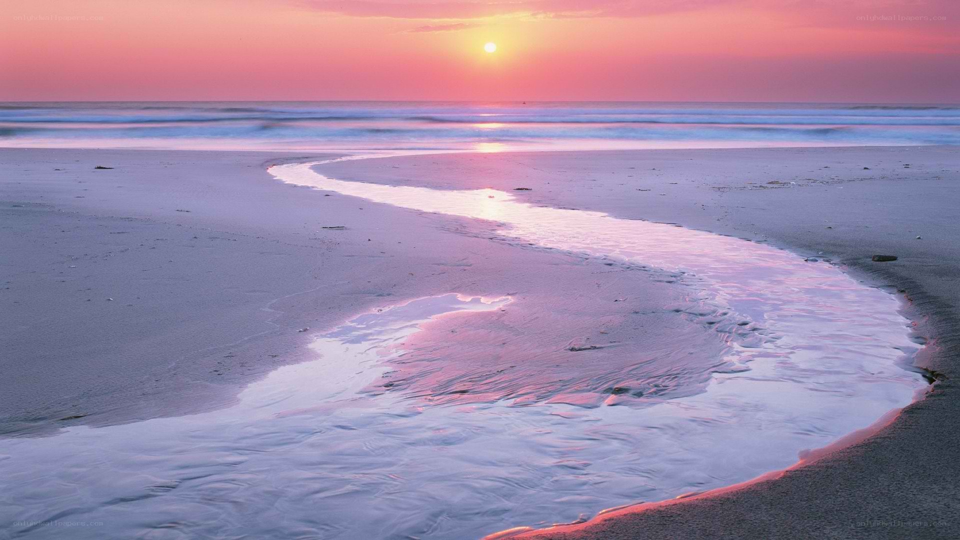 Sunset at the beach
