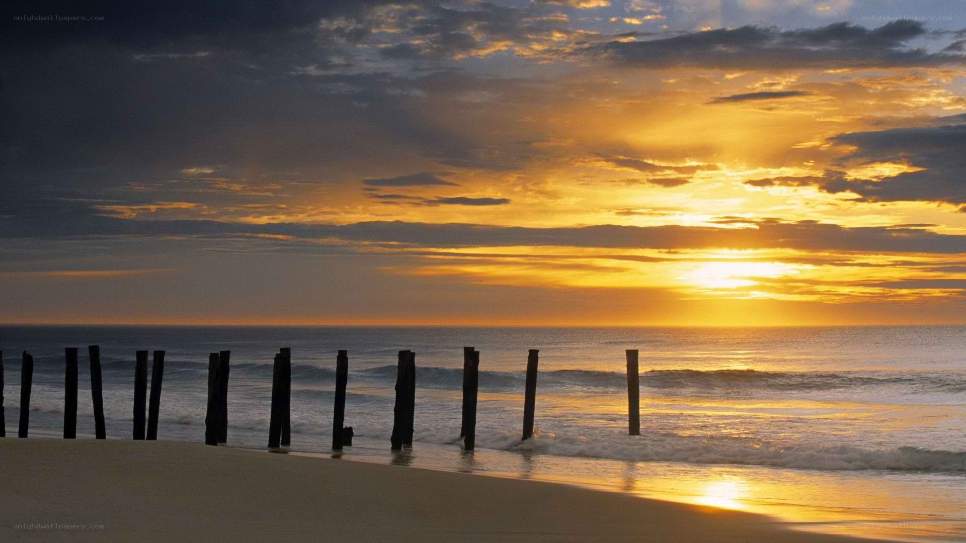 Sunset at the beach