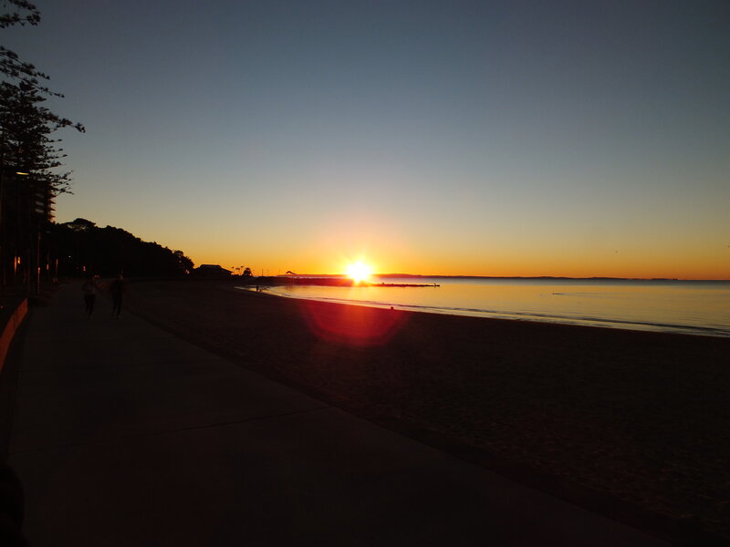 Sunset at the beach