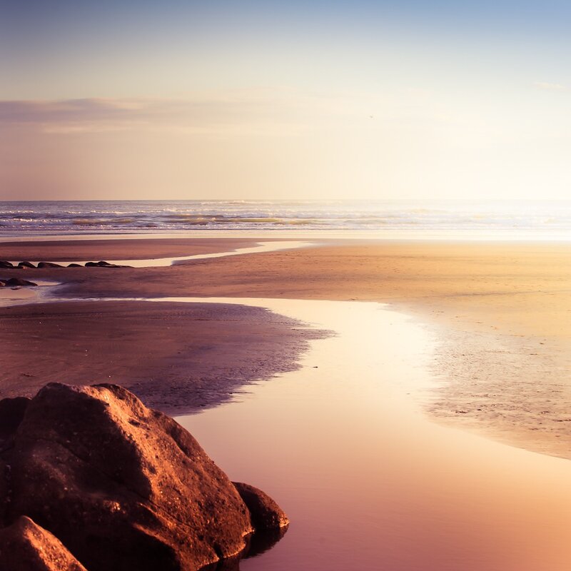 Sunset at the beach