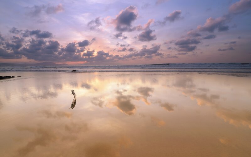 Sunset at the beach