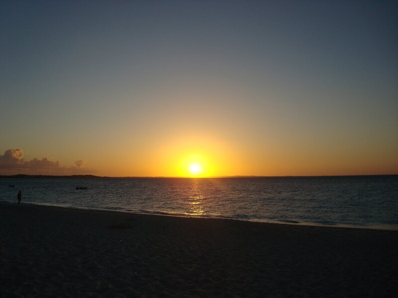 sunset at the beach