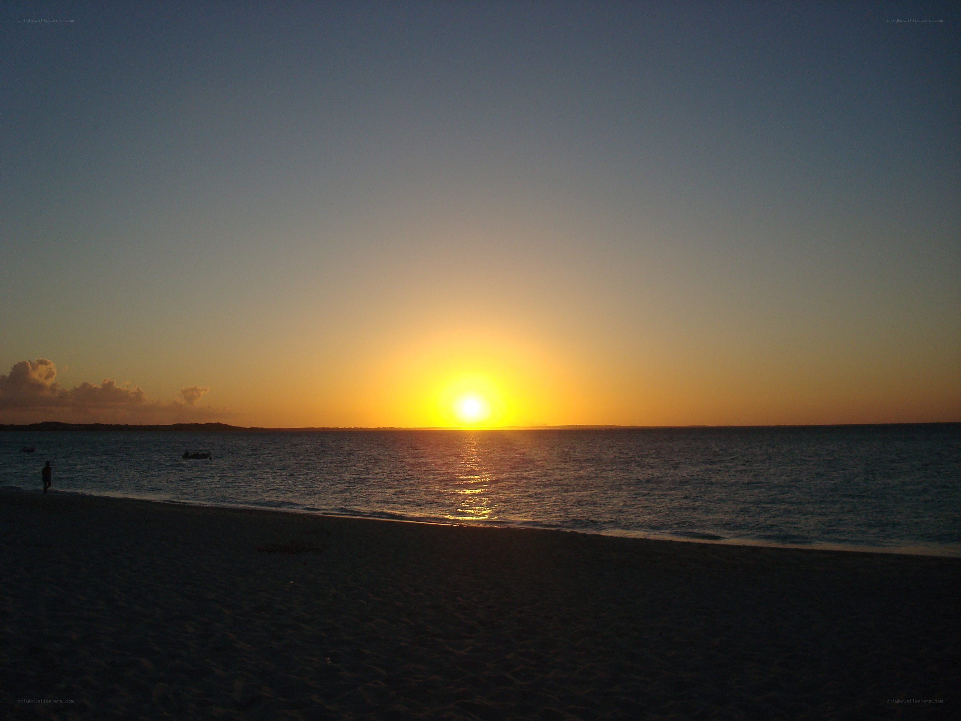 sunset at the beach