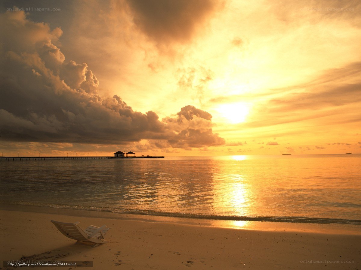 Sunset at the beach