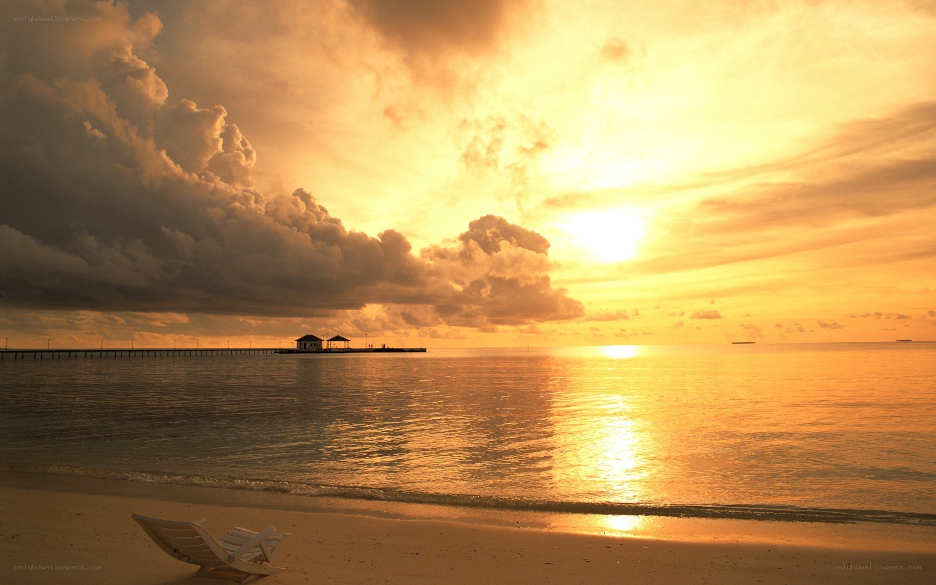 Sunset at the beach