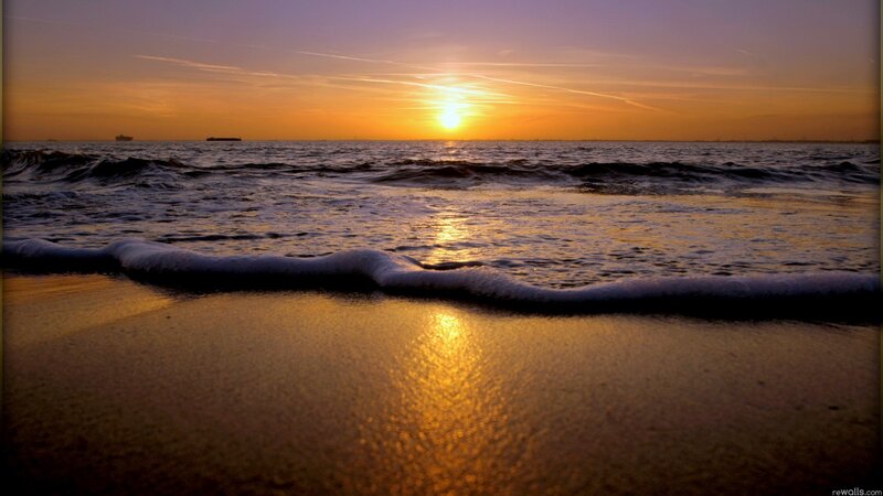 Sunset at the beach