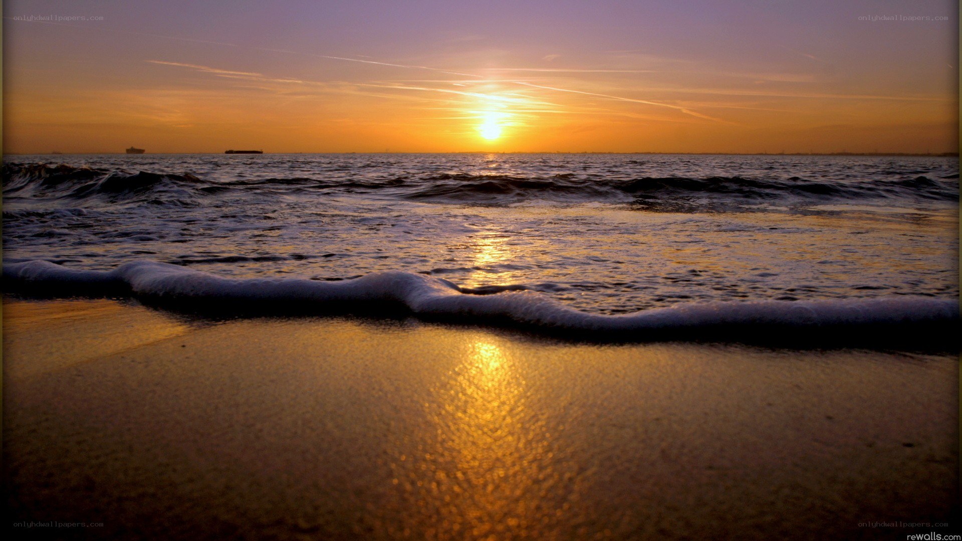 Sunset at the beach