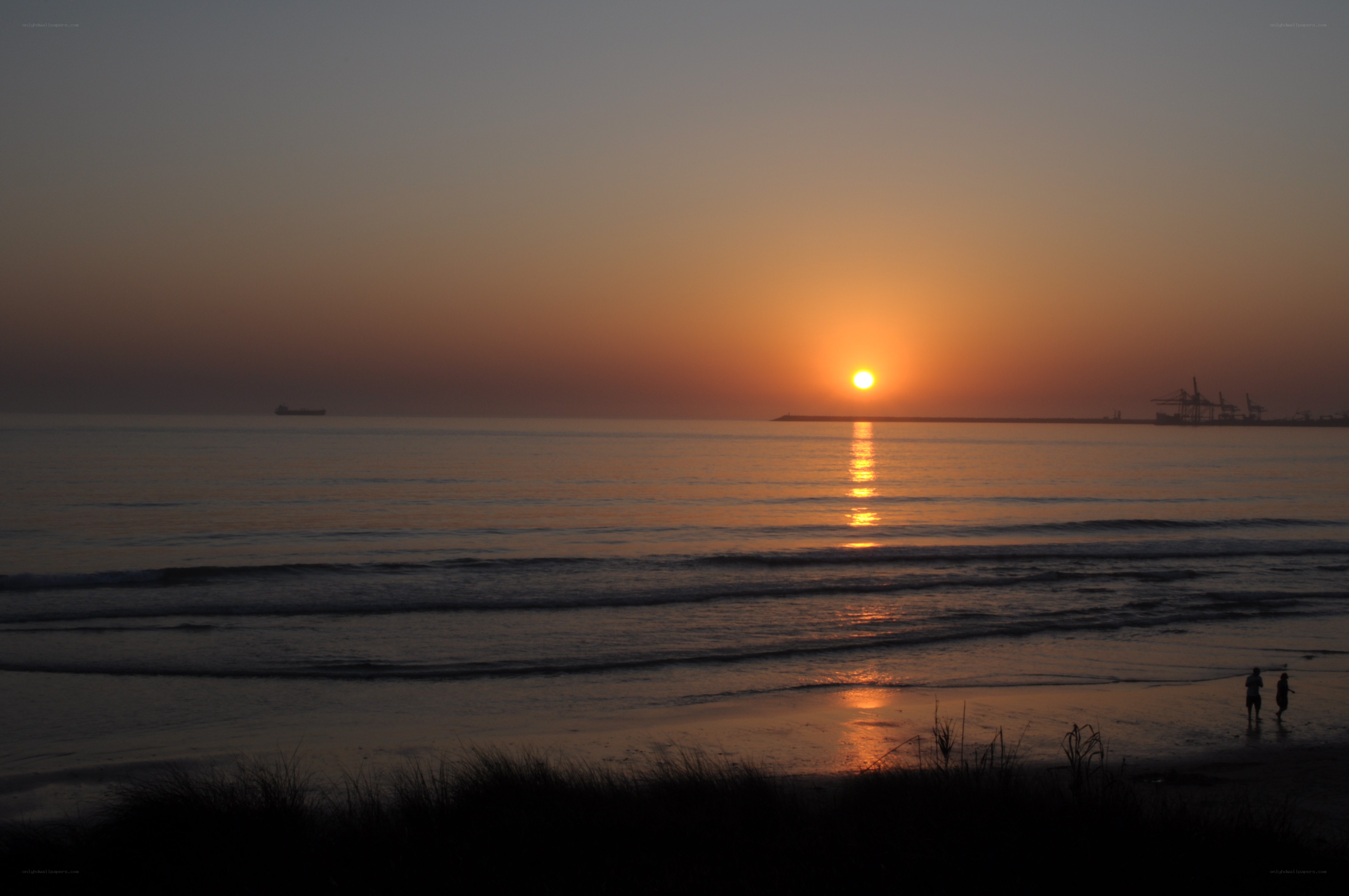 Sunset at the beach
