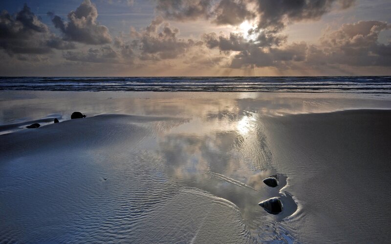 Sunset at the beach