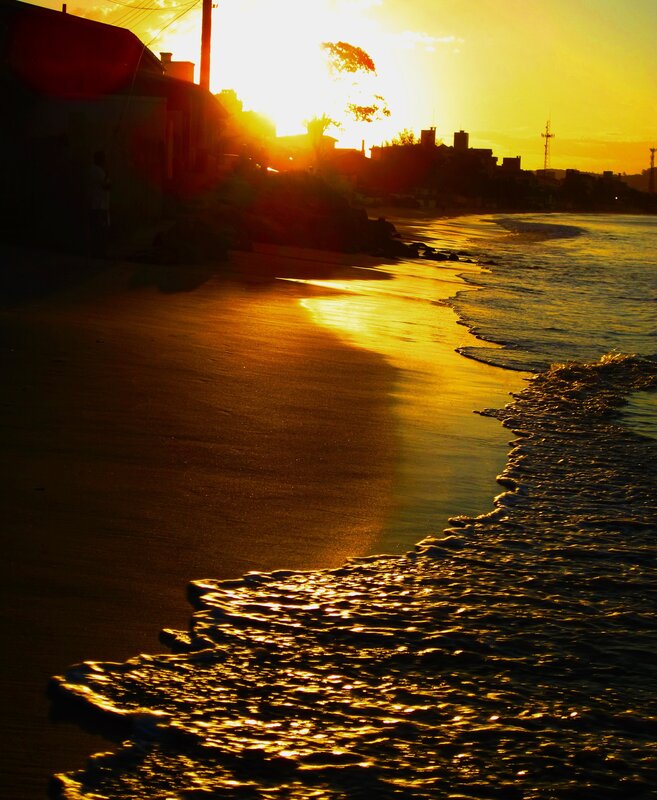 sunset at the beach