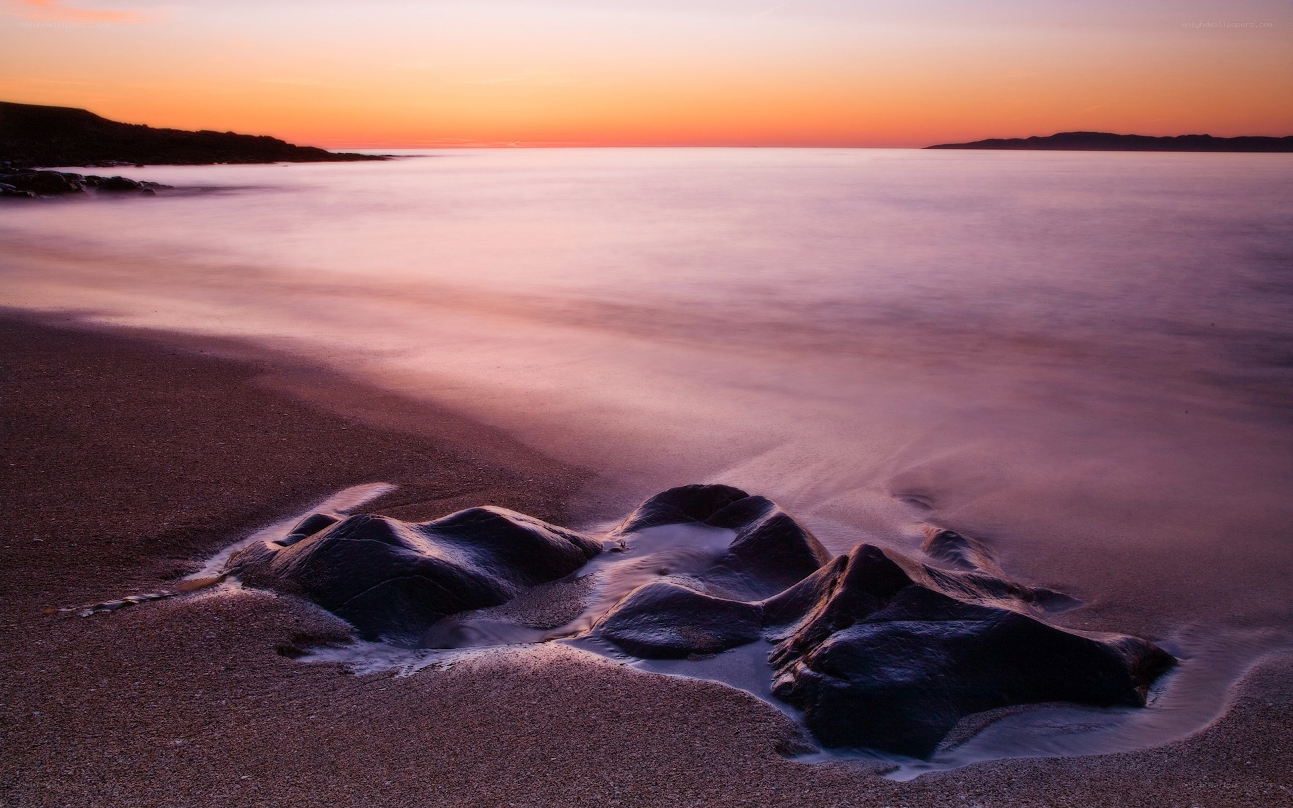 sunset at the beach