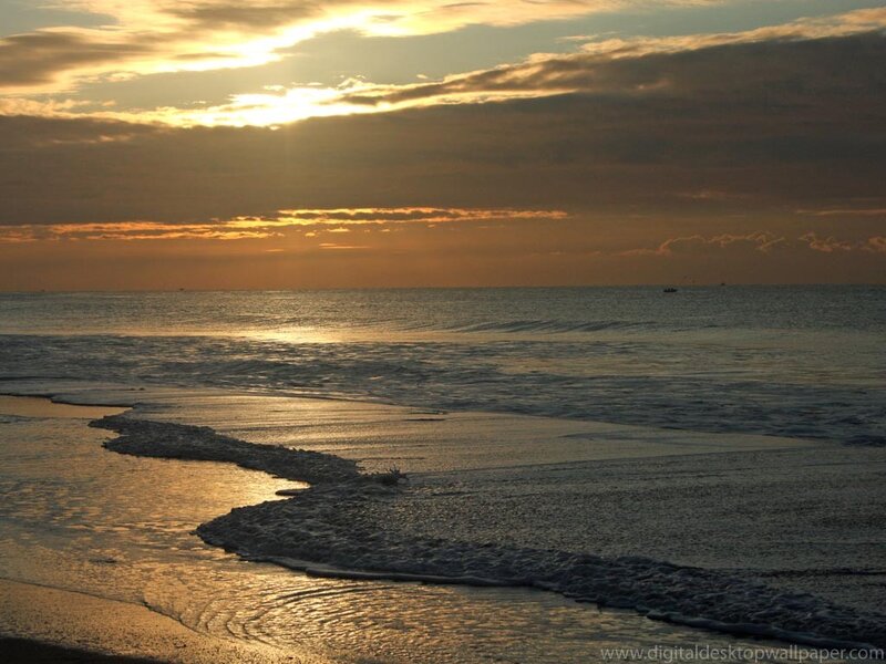 sunset at the beach