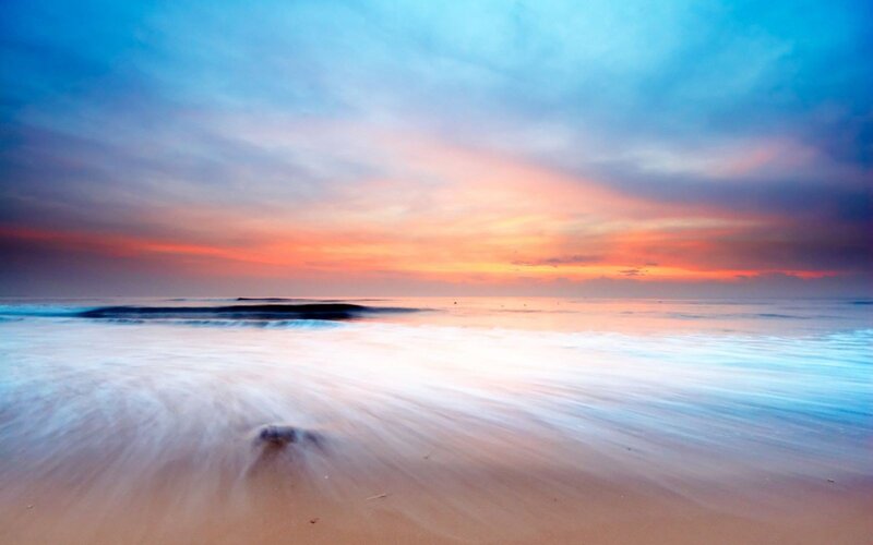 Sunset at the beach