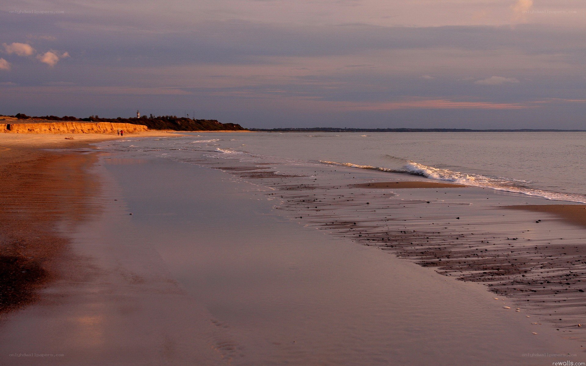 sunset at the beach