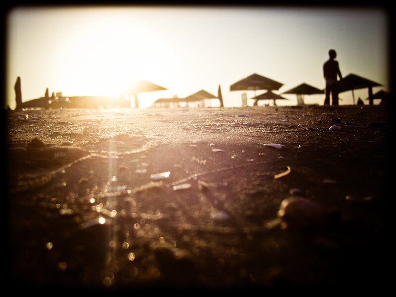 Sunset at the beach