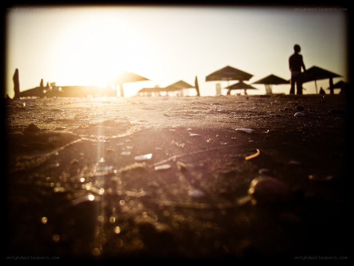 Sunset at the beach