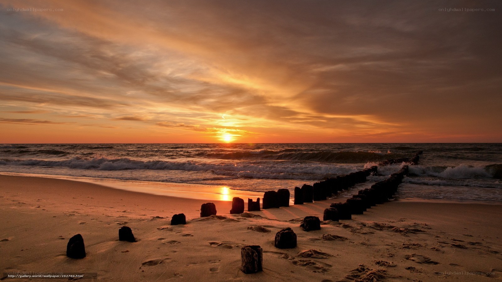 Sunset at the beach
