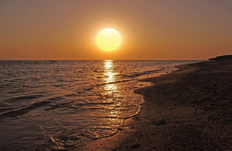 Sunset at the beach