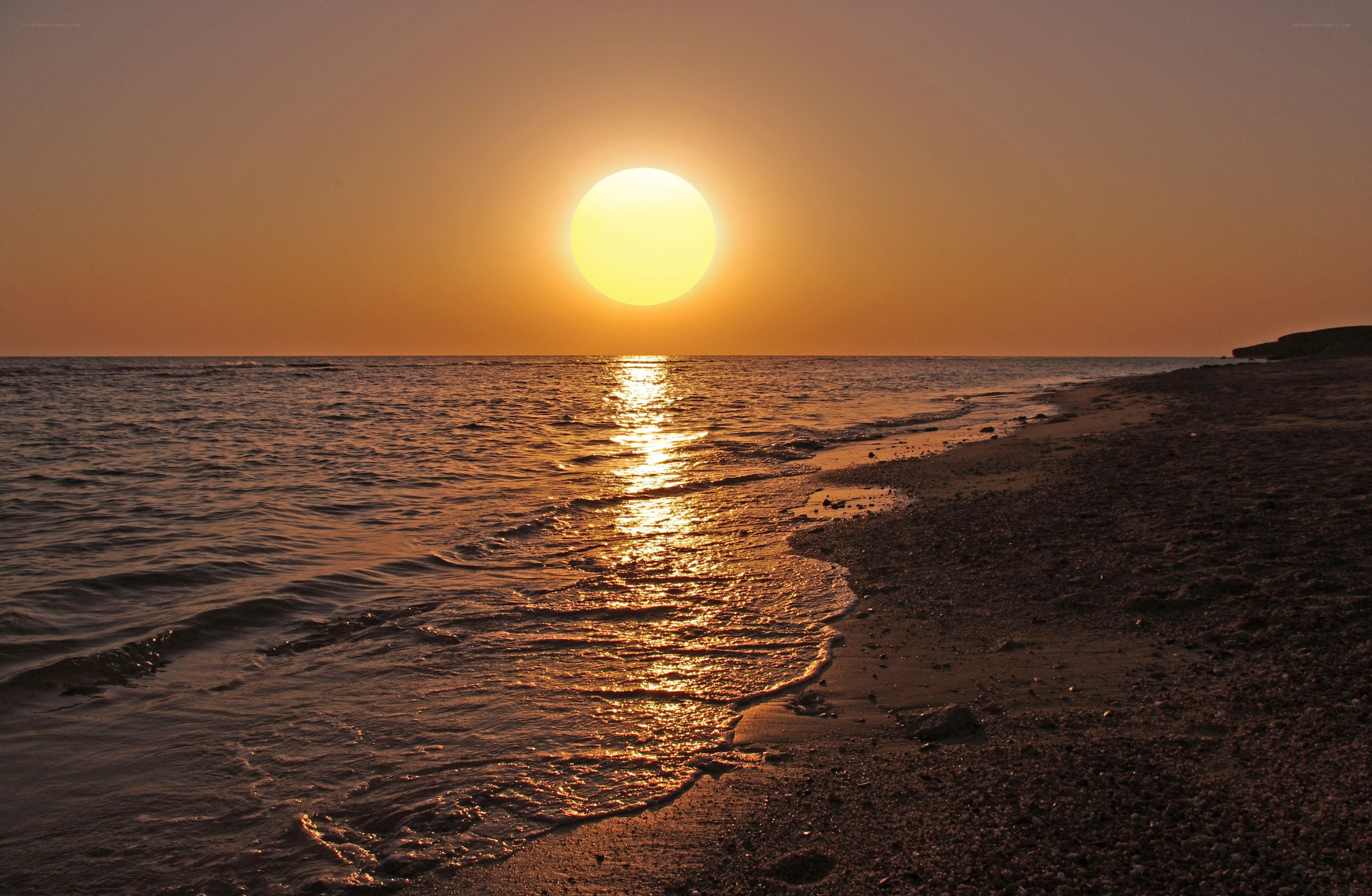 Sunset at the beach