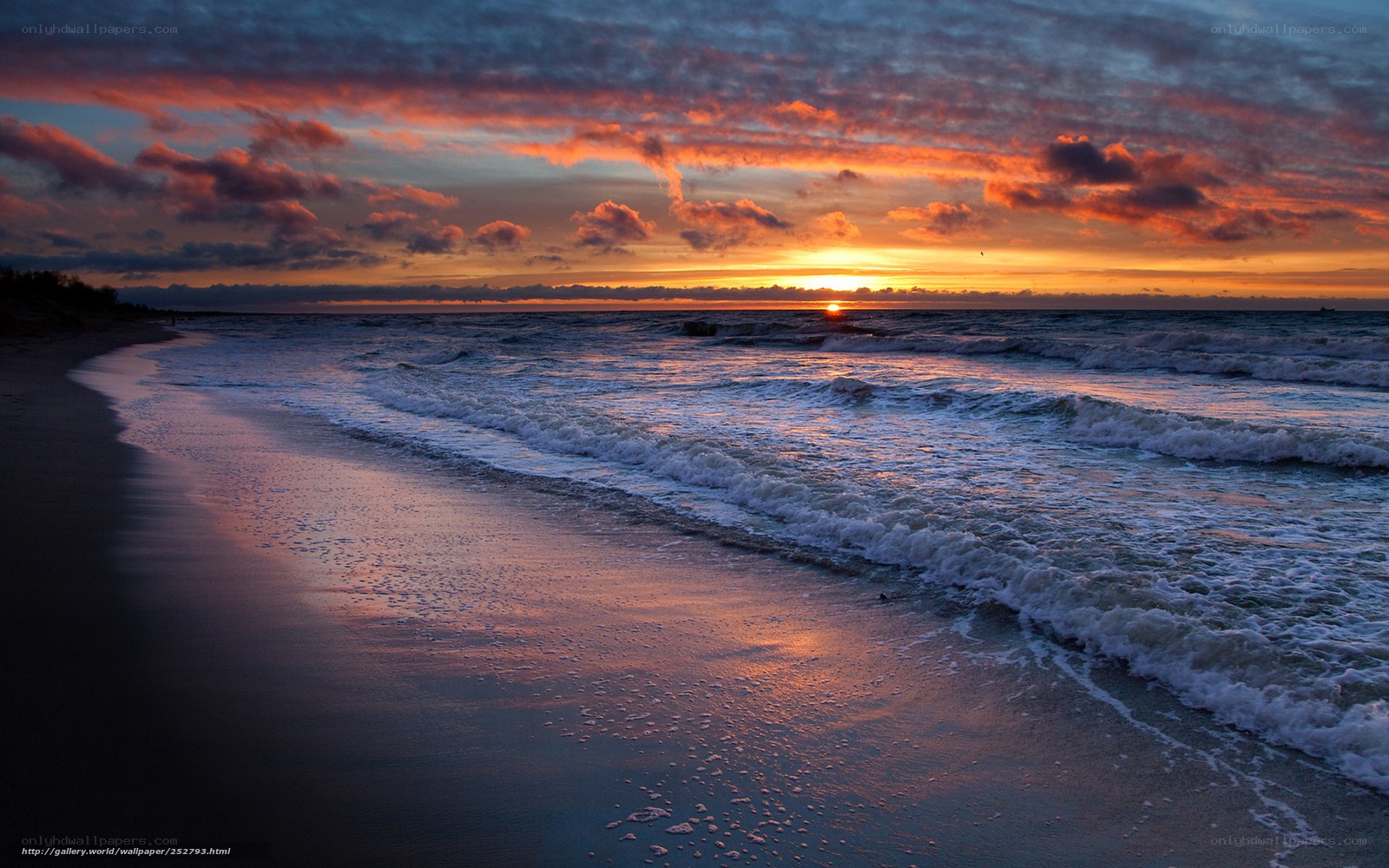 Sunset at the beach