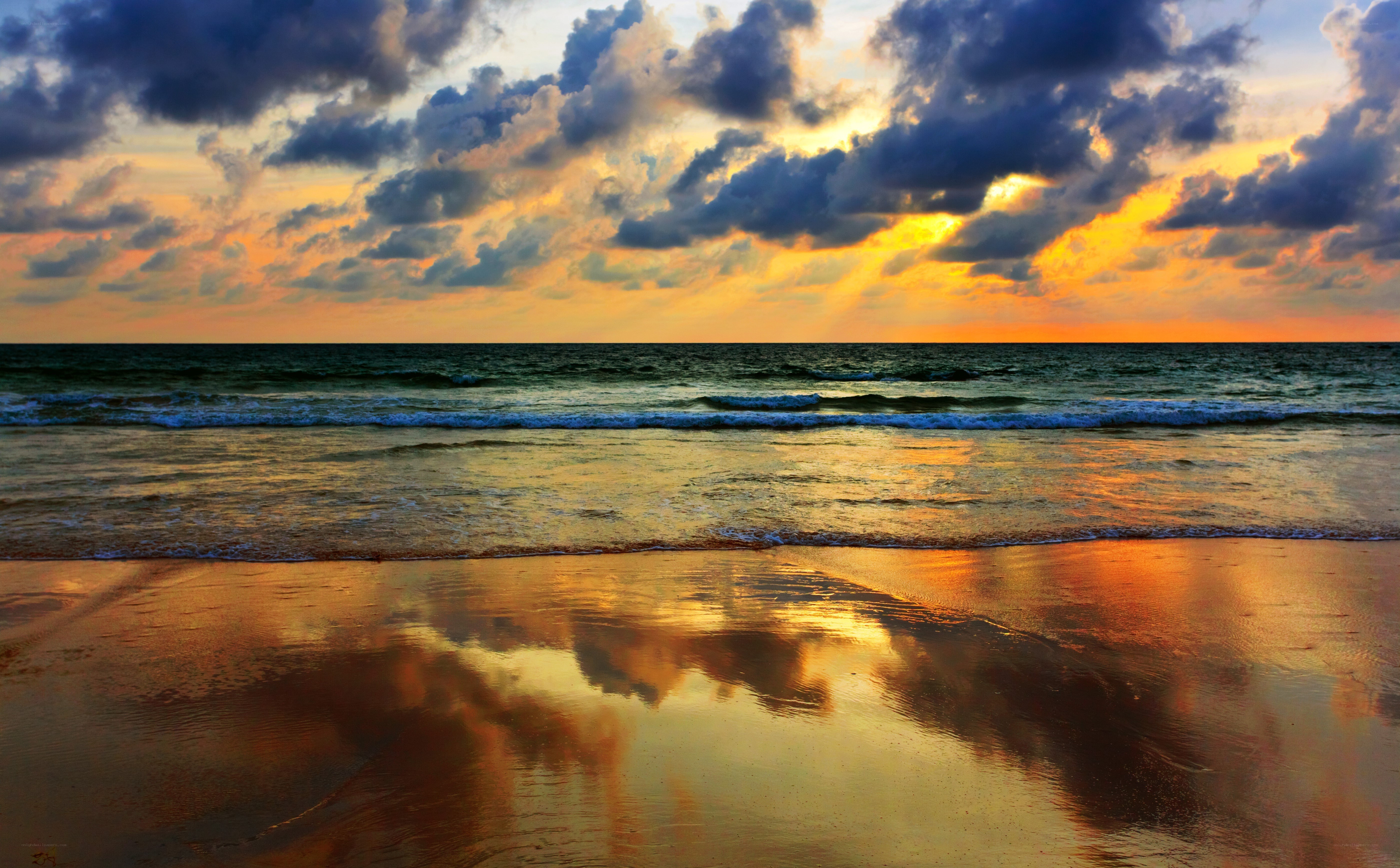 Sunset at the beach