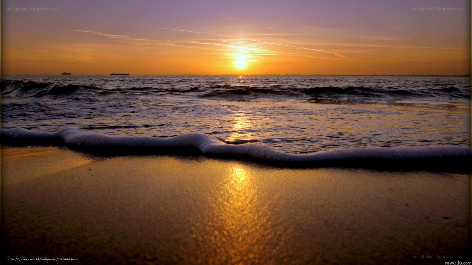 Sunset at the beach
