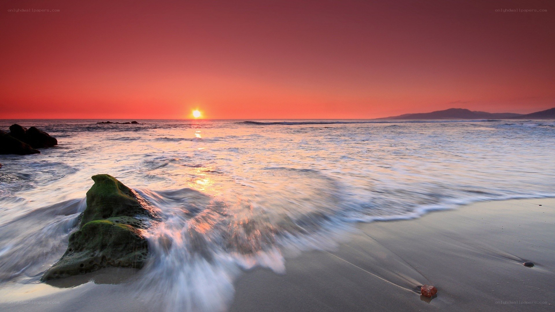 Sunset at the beach